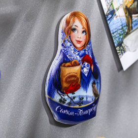 

Магнит в форме матрёшки «Санкт-Петербург»