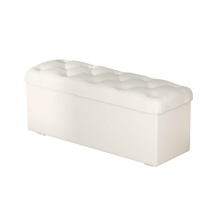 Пуф, тип 3, искусственная кожа, цвет бежевый