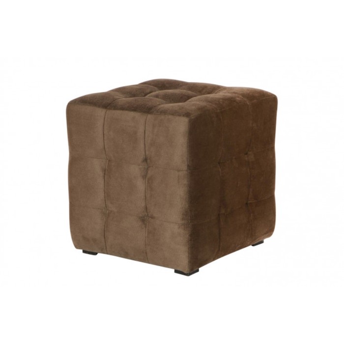 Пуф "ПФ-1", ткань, цвет коричневый