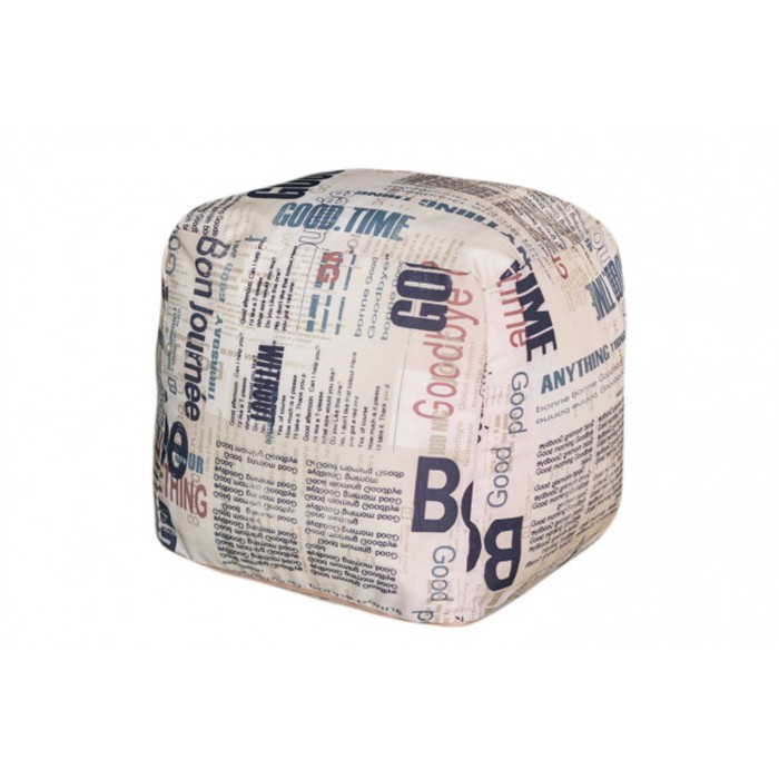 Пуф "Бонджорно", ткань, цвет принт