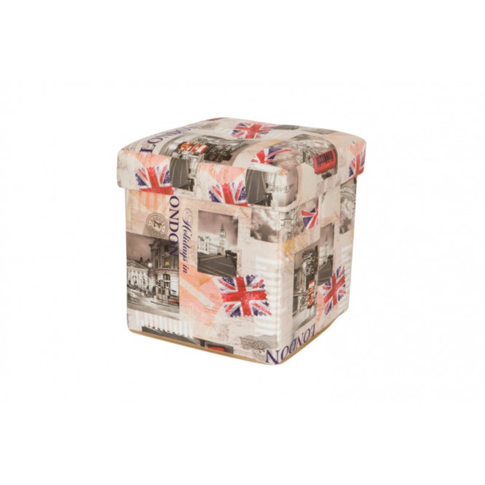 Пуф складной "Британия", МДФ, цвет бежевый