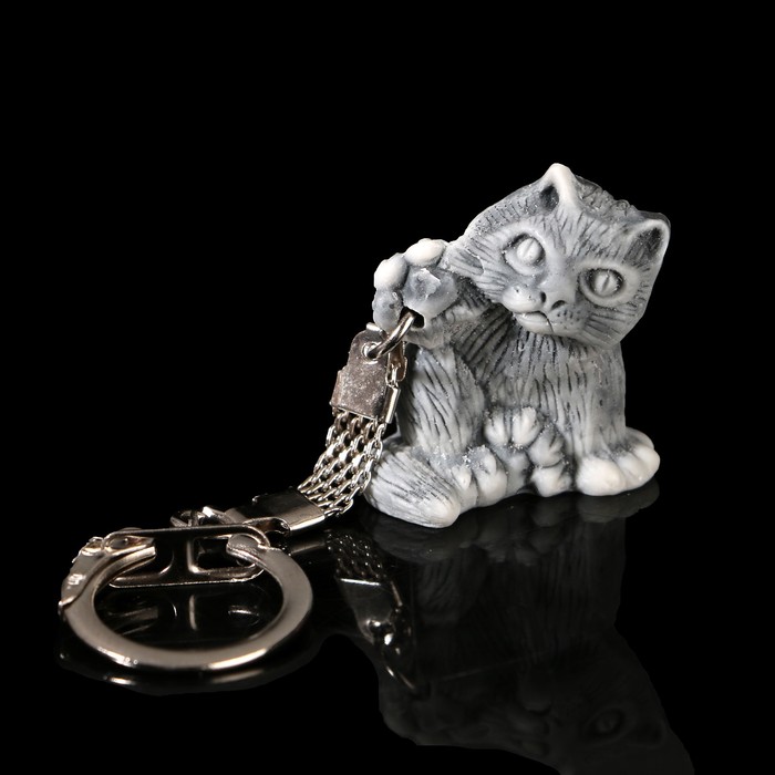 Брелок "Кот, кролик" МИКС 3,1 см