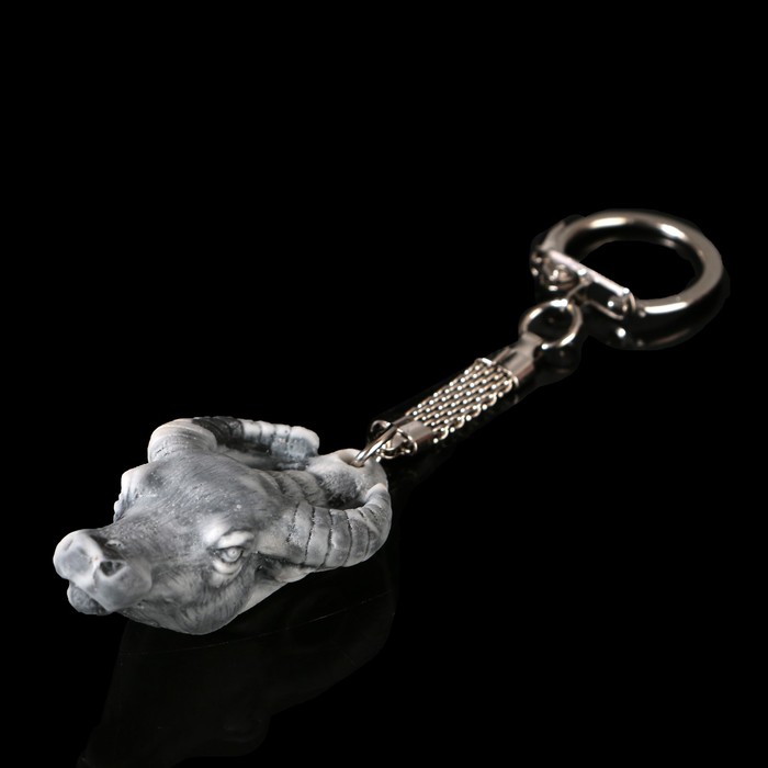 Брелок "Голова быка" 5 см