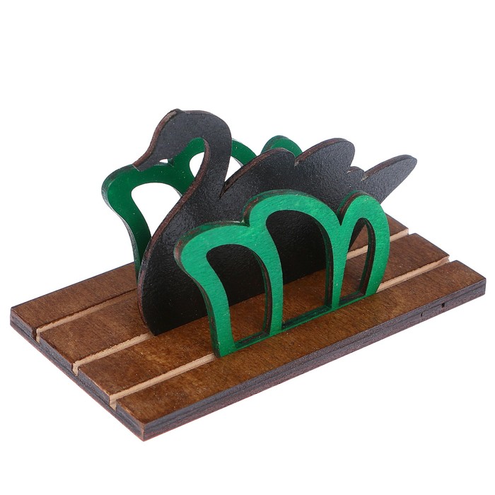 Салфетница «Лебедь и крылья» 110x60x65 мм