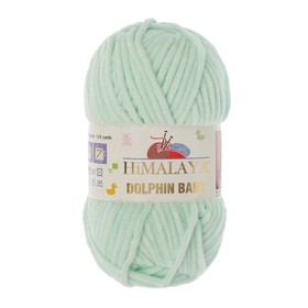 

Пряжа "Dolphin Baby" 100% полиэстер 120м/100гр (80307 св. мята)