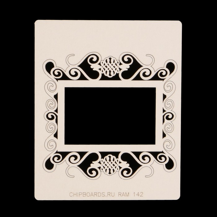 Чипборд из картона "Рамка "Классика" (4) 6 см