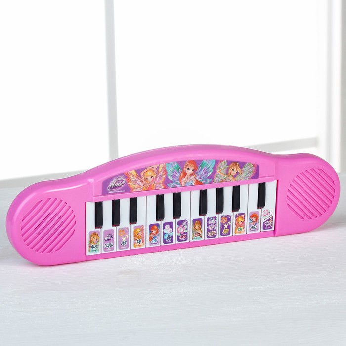 Синтезатор "Волшебные мелодии" феи ВИНКС с книгой для игры на синтезаторе