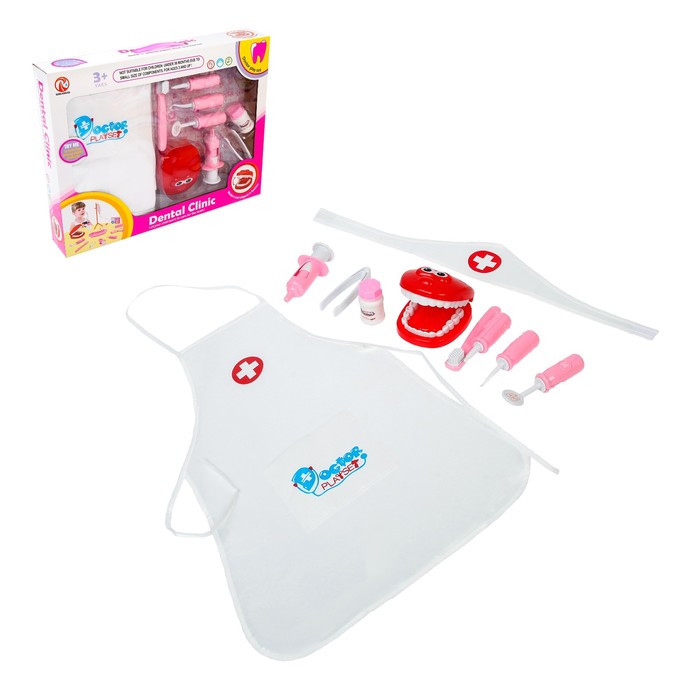 Набор стоматолога "Улыбка" с халатом