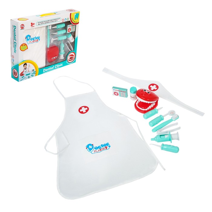 Набор стоматолога "32 зуба" с халатом