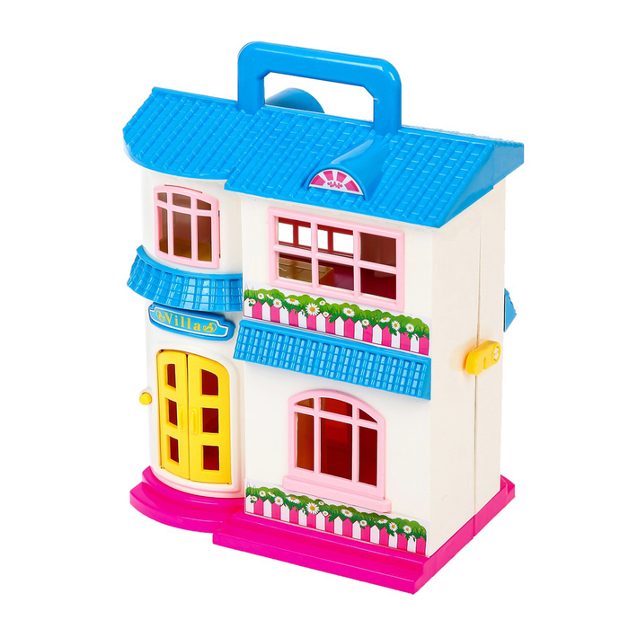 Дом для кукол "Семья" с мебелью и аксессуарами