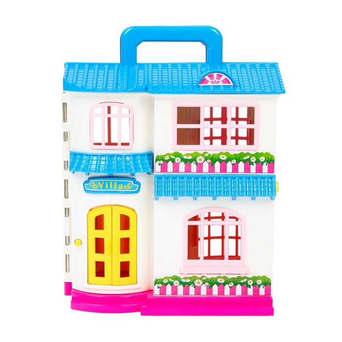 Дом для кукол "Семья" с мебелью и аксессуарами