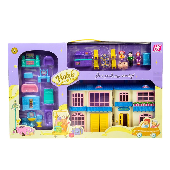 Дом для кукол "Семья" с мебелью и аксессуарами