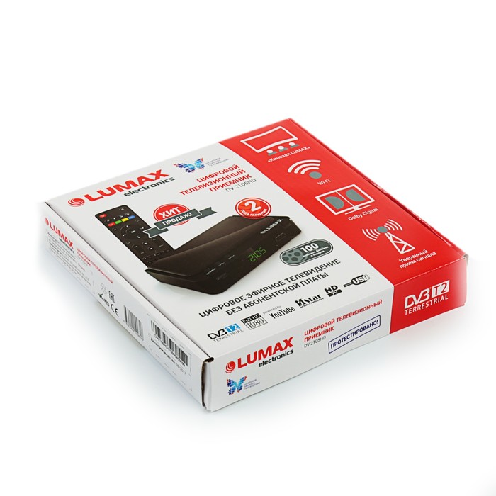 Цифровой телевизионный приемник LUMAX DV2105HD