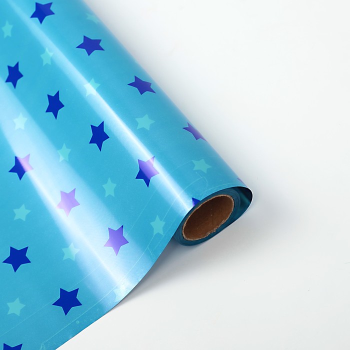 Плёнка металлизированная "Звездопад", 0,7 х 20 м