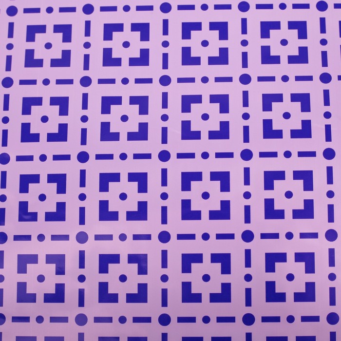 Плёнка металлизированная "Геометрия", фиолетовый, 0,7 х 20 м