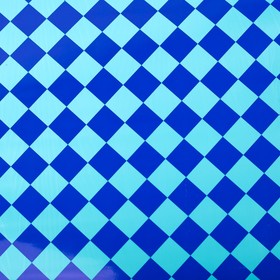 

Плёнка металлизированная "Ромбики", синий, 0,7 х 20 м