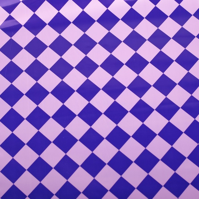 Плёнка металлизированная "Ромбики", фиолетовый, 0,7 х 20 м