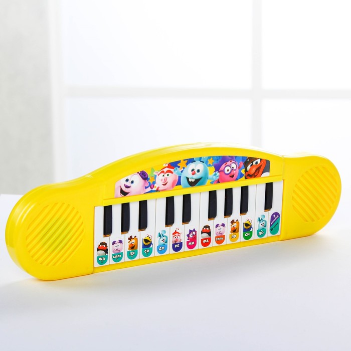 Синтезатор, СМЕШАРИКИ, 13 клавиш, 7 мелодий