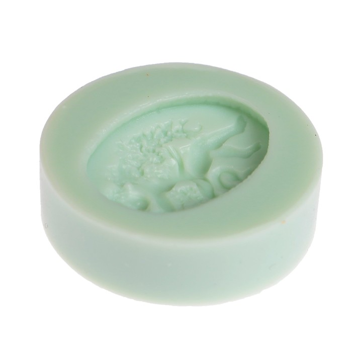 Молд силикон для полимерной глины "Ангелок в цветах" 2,5х1,7 см