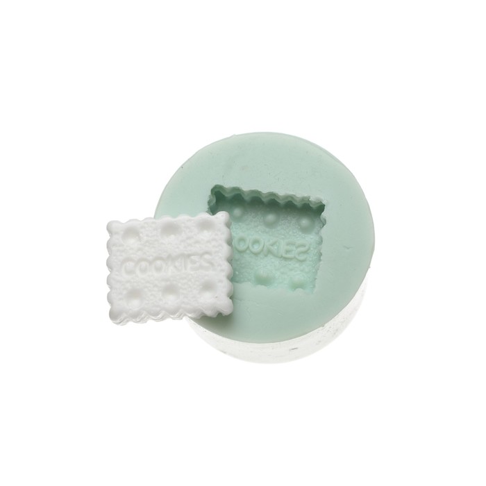 Молд силикон для полимерной глины "Печенье" 1,8х1,4 см