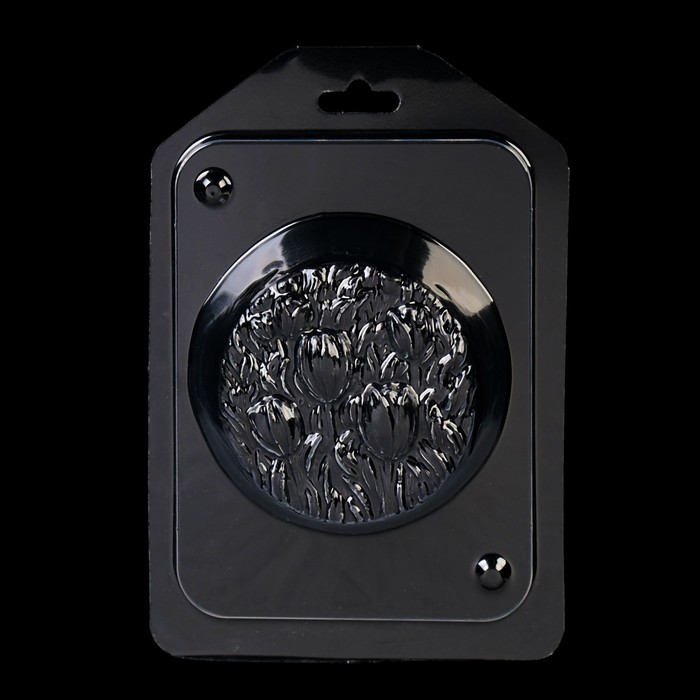 Пластиковая форма для мыла "Тюльпаны" d= 7,5 см