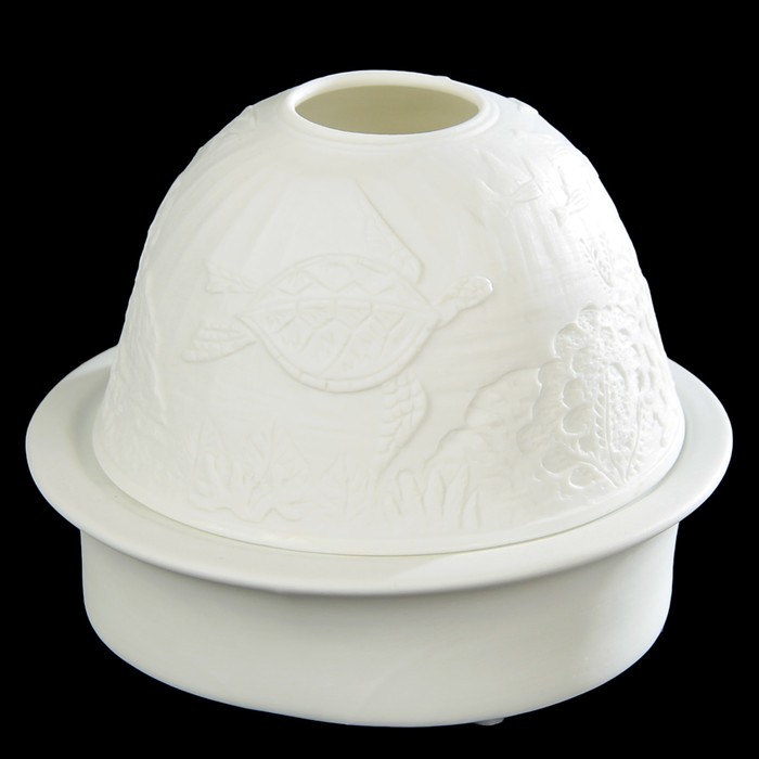 Сувенир с подсветкой «Дельфин», на батарейках, 11х9 см, фарфор