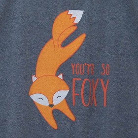 

Футболка женская KAFTAN "Fox" джинс, р-р 42-44, 100% хлопок