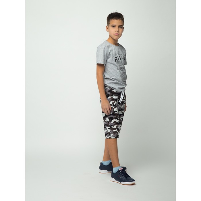 Шорты детские, рост 122 см, цвет камуфляж 0819 П