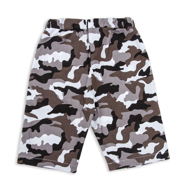 Шорты детские, рост 122 см, цвет камуфляж 0819 П