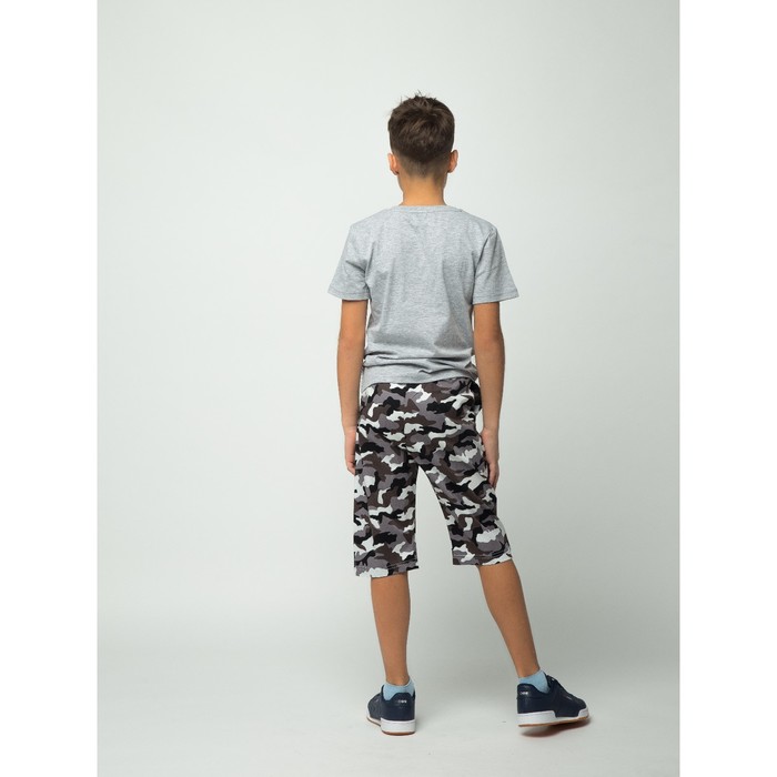 Шорты детские, рост 140 см, цвет камуфляж 0819 П