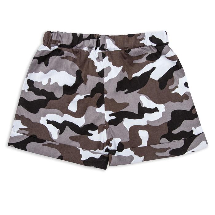 Шорты детские, рост 116 см, цвет камуфляж 0831 П