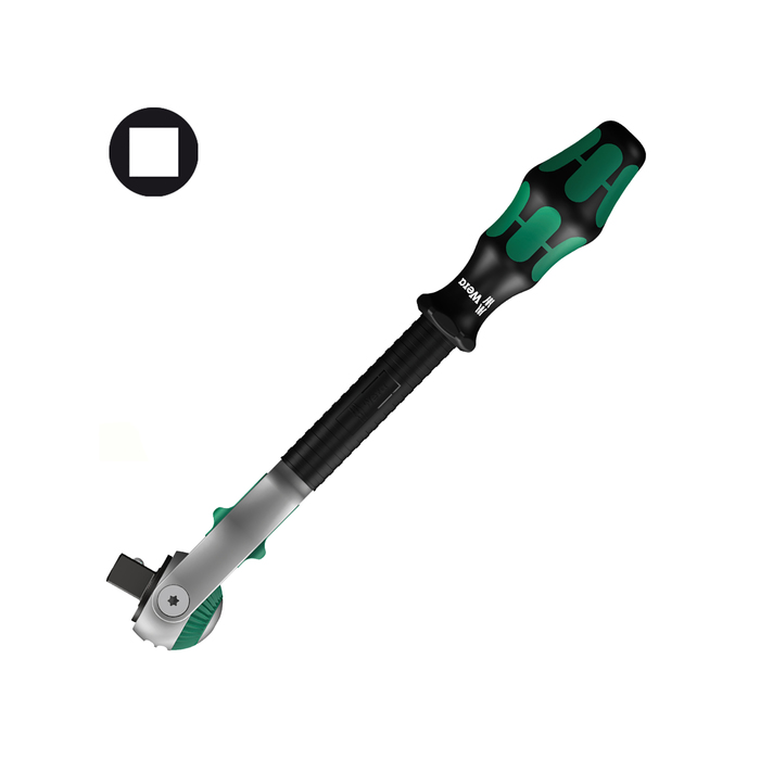 Трещотка WERA 8000 C Zyklop Speed (WE-003600), 1/2'', 277 мм, угол возврата 5°