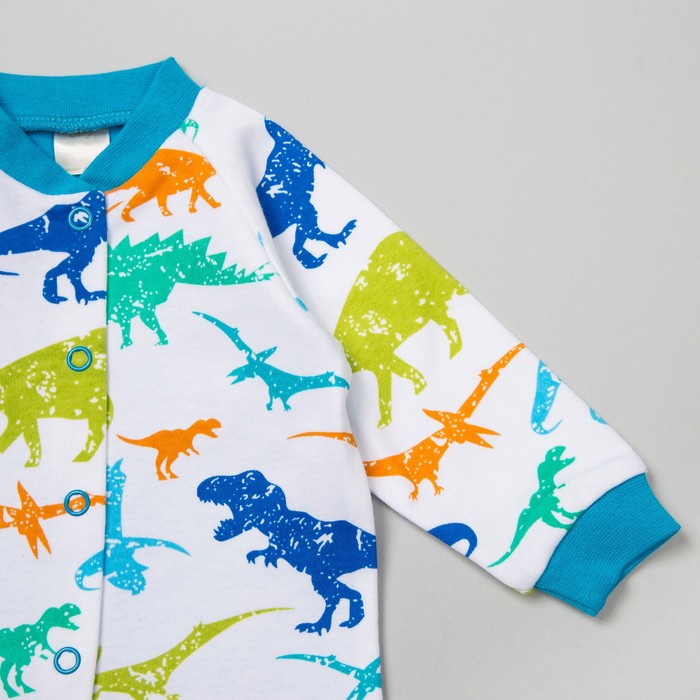 Кофта детская с длинным рукавом, рост 56, цвет разноцветный к045(56)г1_М