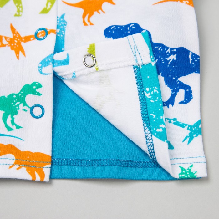 Кофта детская с длинным рукавом, рост 56, цвет разноцветный к045(56)г1_М