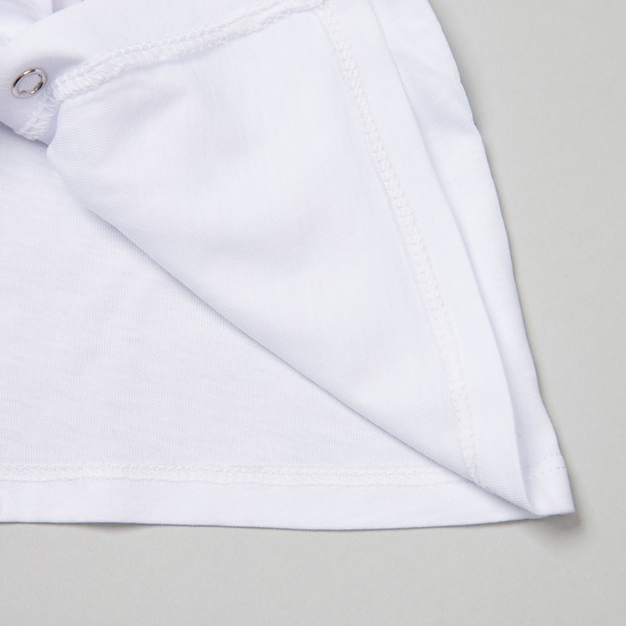 Кофта детская с коротким рукавом, рост 62, цвет белый к026(62)б1_М