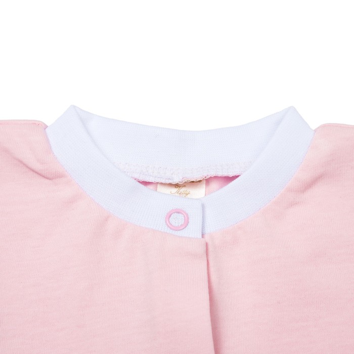 Кофта детская с длинным рукавом, рост 62, цвет розовый к026(62)р1_М