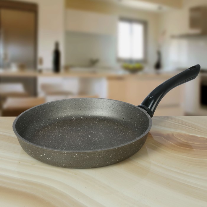 Сковорода 24 см "Гранит", мелкая, без крышки