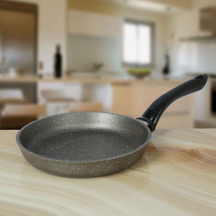 Сковорода 20 см "Гранит", мелкая, без крышки