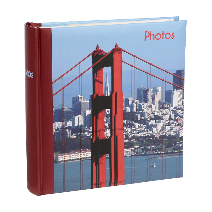 Фотоальбом на 200 фото 10х15 см Innova "Города 2й выпуск" с кармашками книжный п-т МИКС