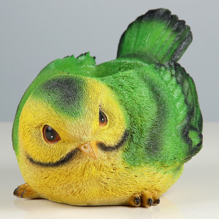 Фигурное кашпо "Зяблик" 17х22см