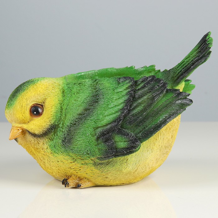 Фигурное кашпо "Зяблик" 17х22см