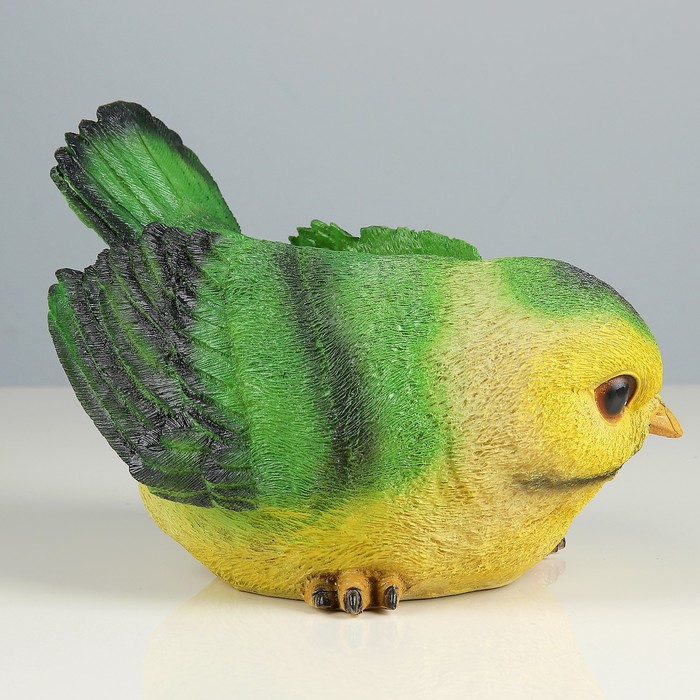 Фигурное кашпо "Зяблик" 17х22см