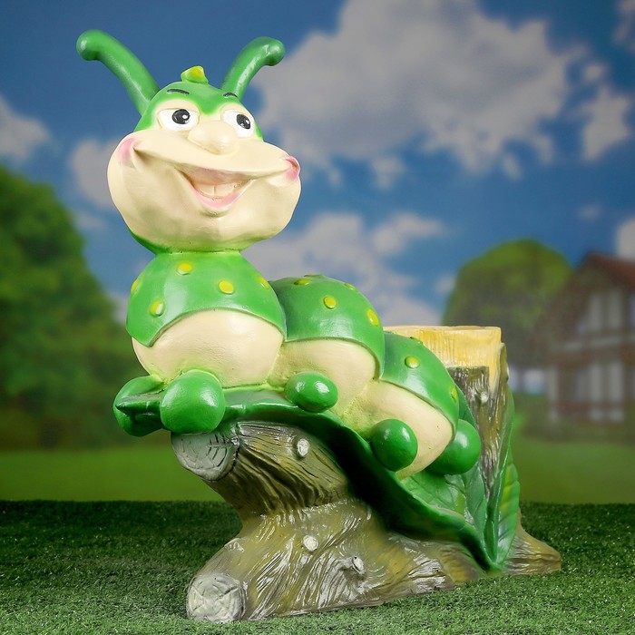 Фигурное кашпо "Гусеница" 55х50см