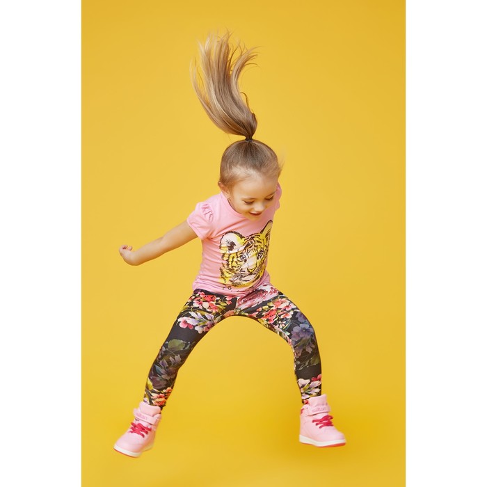 Футболка для девочки, рост 98 см, цвет розовый Л476-3930