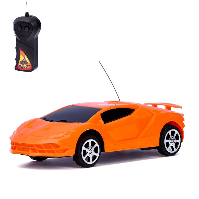 Машина радиоуправляемая "Суперкар", 1:24, работает от батареек, МИКС