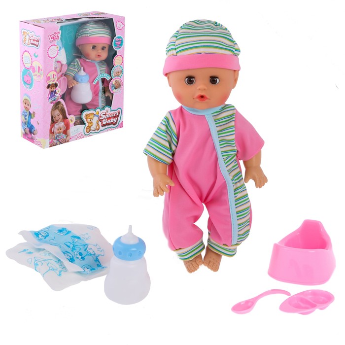 Пупс "Кроха" с аксессуарами, пьёт, писает