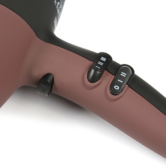 Фен Scarlett SC-HD70I08, 2000 Вт, 2 режима, 3 температуры, чёрно-коричневый