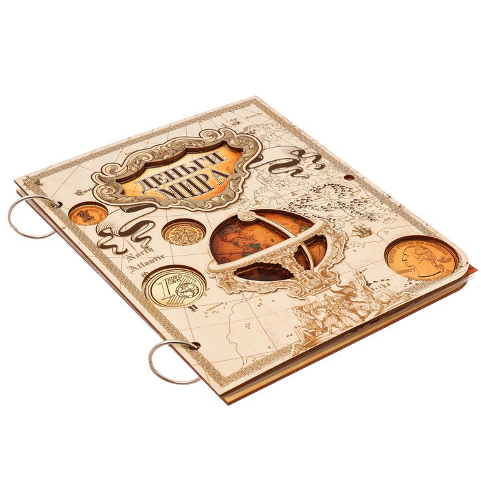 Альбом для монет "Глобус"