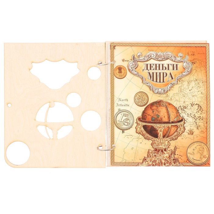 Альбом для монет "Глобус"