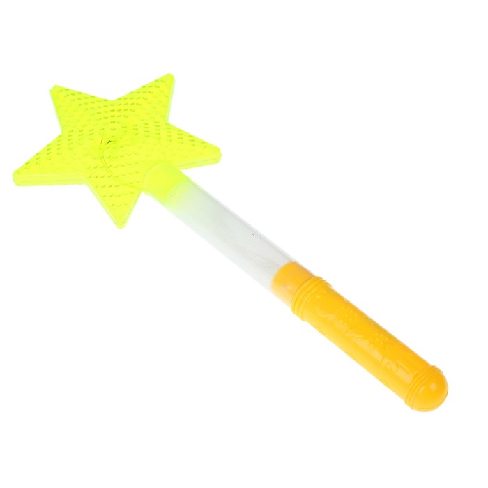Палочка световая "Звезда", цвет желтый